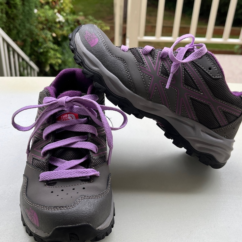 The North Face Hedgehog hiking shoes, size 3